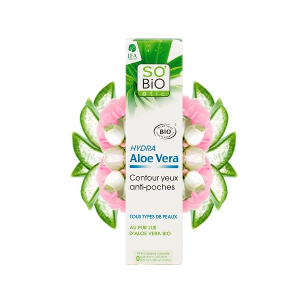 Contorno de ojos ecológico Hydra Aloe Vera So'bio étic